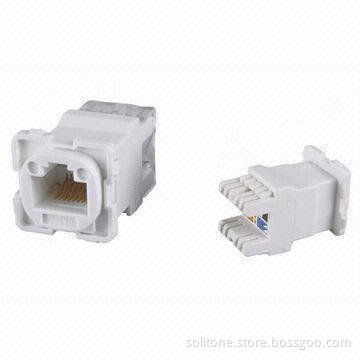 Modular Jacks in Cat6, Australian Style (180 Degrees)